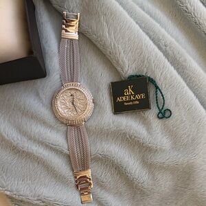 Adee Kaye Two-Tone Mesh Women's Watch